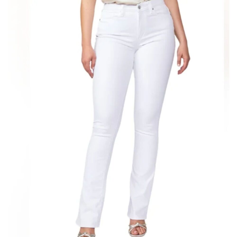 Paige White Hourglass High Rise Boot Jeans Size 29 - Picture 1 of 9